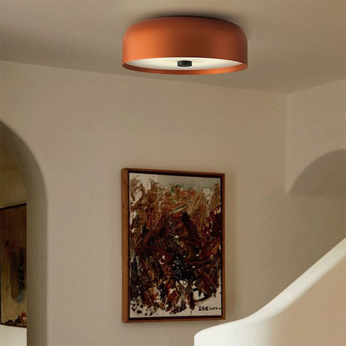 Plafón LED Retro Nórdico Minimalista con Luz de 3 Tonos