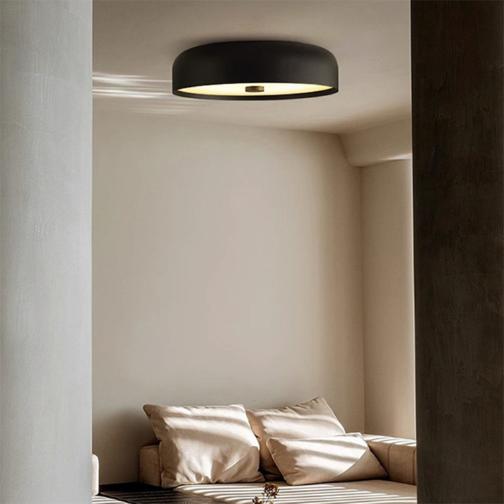 Plafón LED Retro Nórdico Minimalista con Luz de 3 Tonos