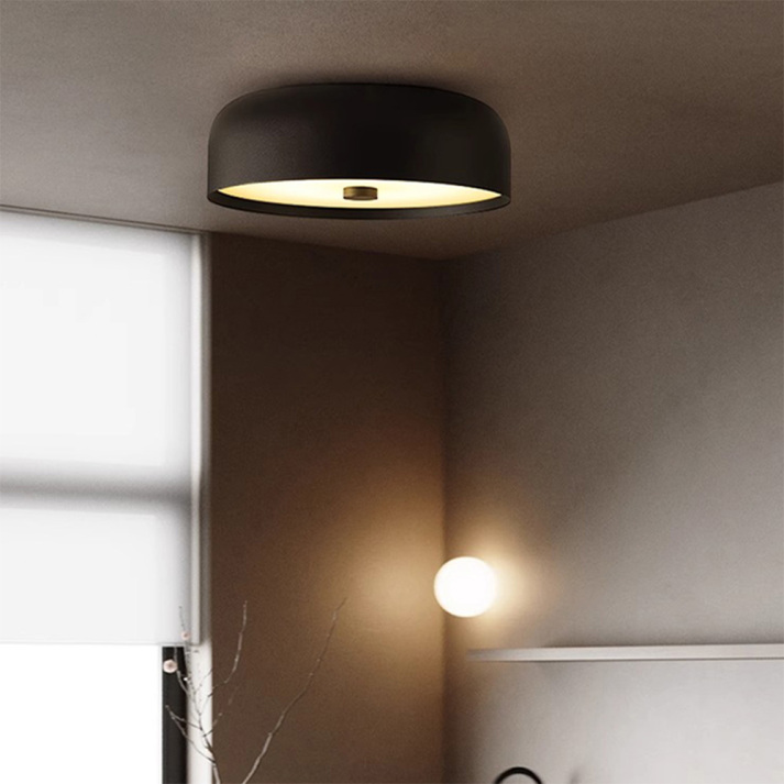 Plafón LED Retro Nórdico Minimalista con Luz de 3 Tonos