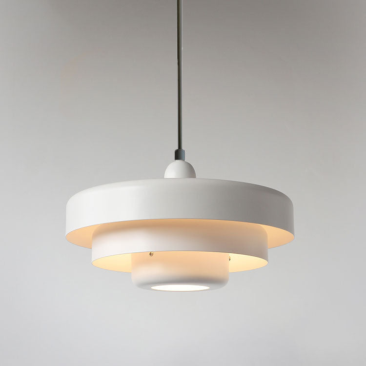 Lámpara Colgante Vintage Nórdica Multicapa de Metal Retro