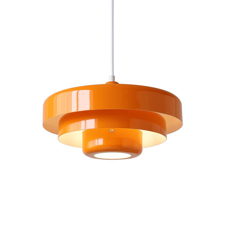 Lámpara Colgante Vintage Nórdica Multicapa de Metal Retro