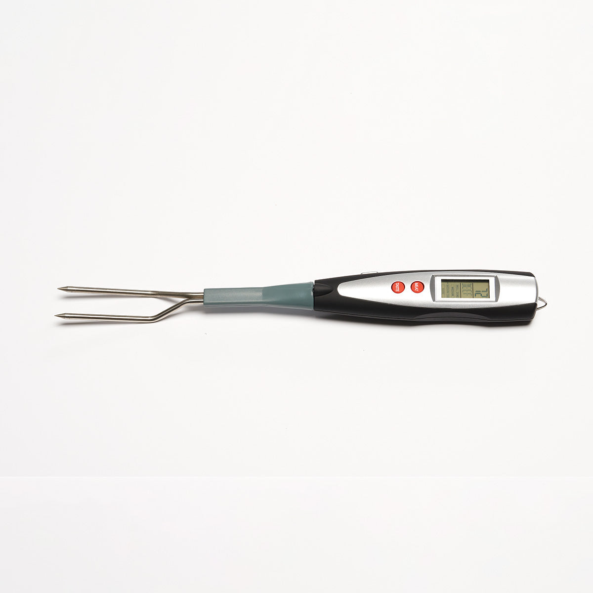 Tenedor Termómetro Digital para Barbacoa de Acero Inoxidable