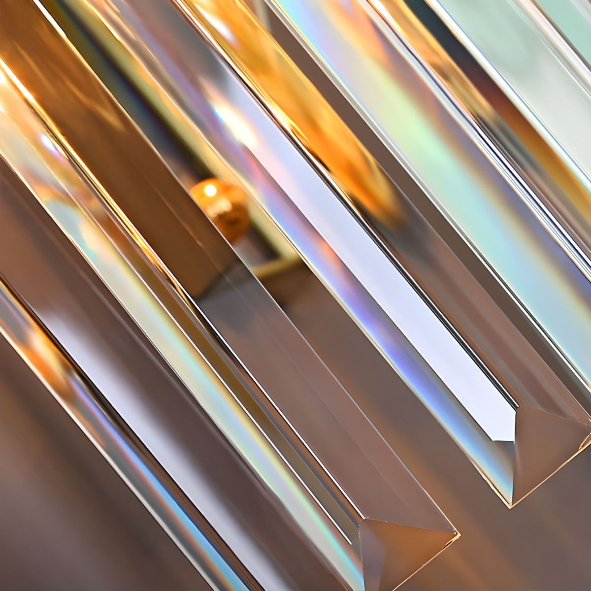 Aplique de Pared de Cristal y Acero Inoxidable de Lujo G9