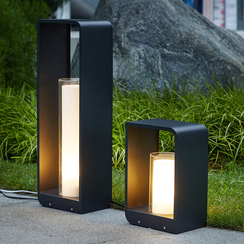Luz Solar LED Exterior Cuadrada Moderna Resistente al Agua
