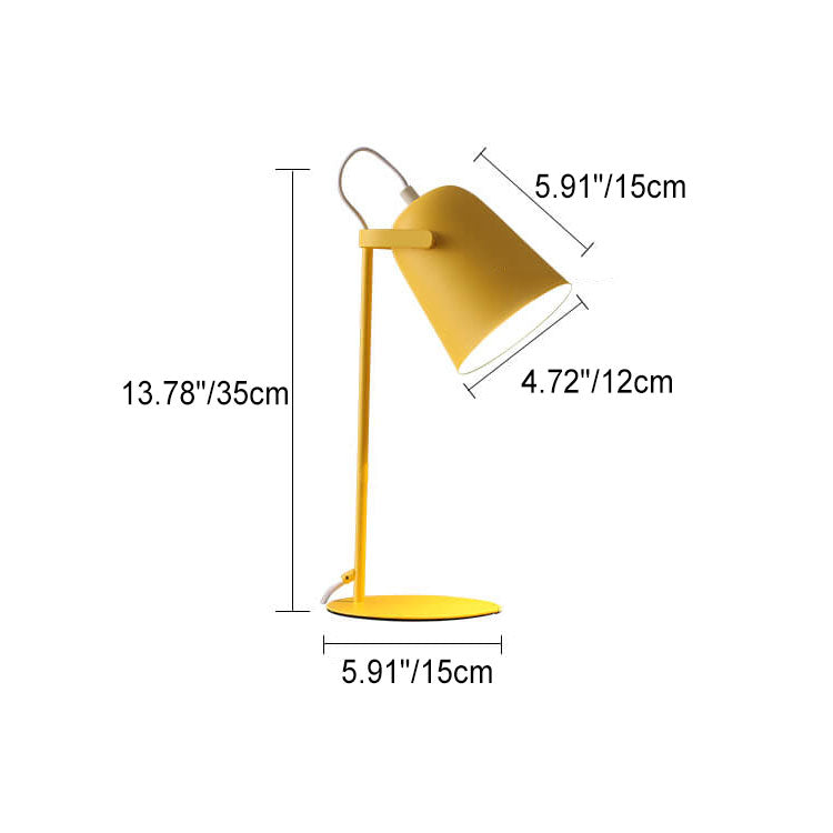 Lámpara de Escritorio LED de Metal Nórdica Minimalista