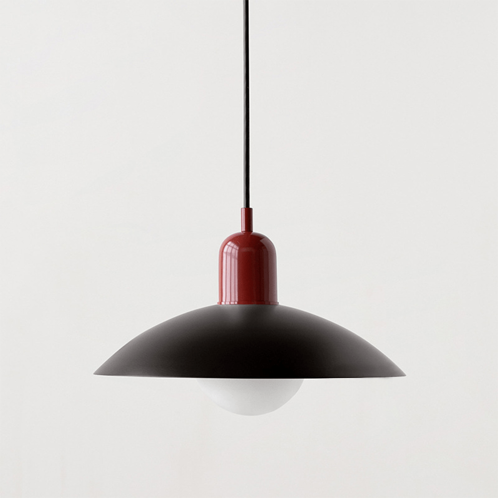 Lámpara Colgante Macaron Bauhaus de Metal en Colores Pop