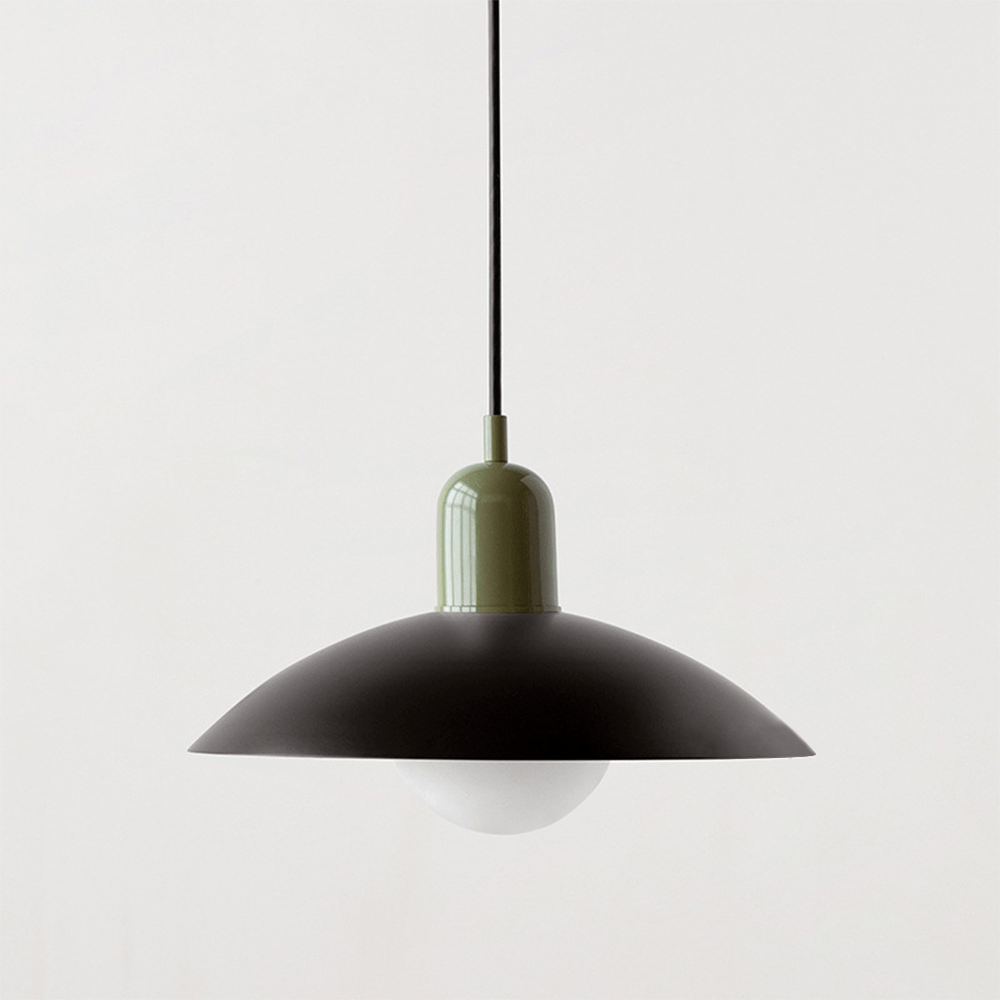 Lámpara Colgante Macaron Bauhaus de Metal en Colores Pop