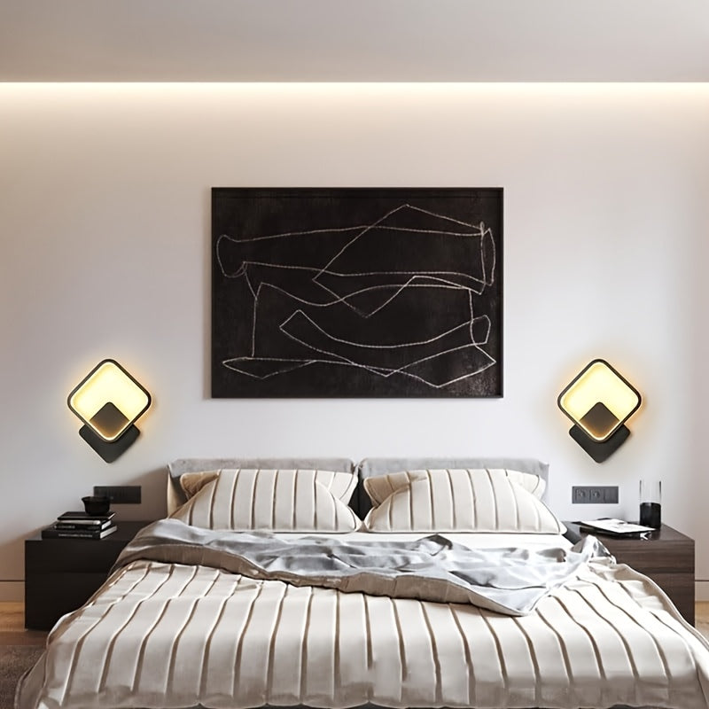 Lámpara de Pared LED Cuadrada Moderna Geométrica Minimalista