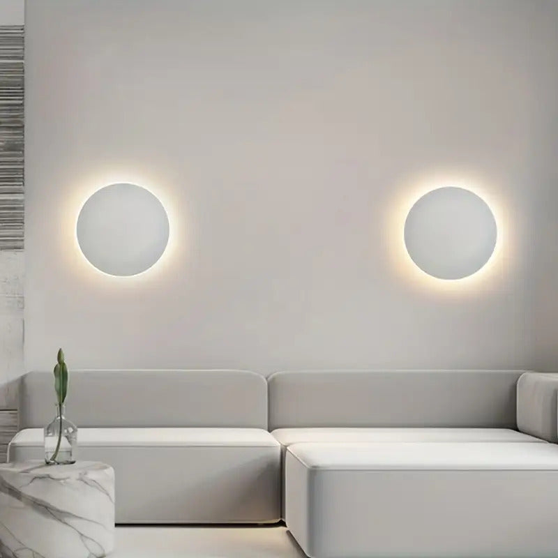 Aplique de Pared LED Redondo Minimalista Nórdico de 20 cm