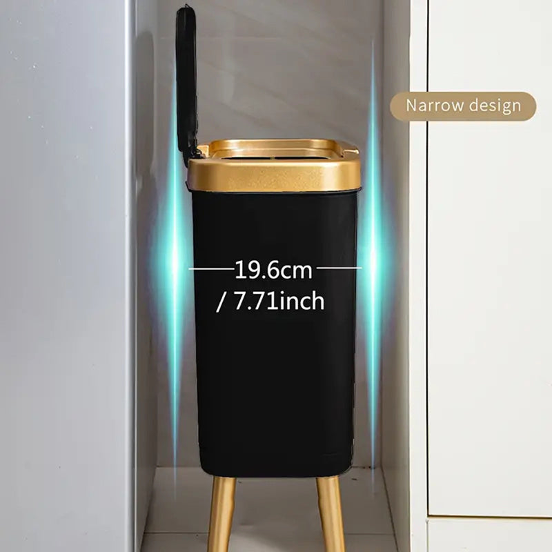 Cubo de Basura 15 L Hermético Antiolores con Patas Elevadas