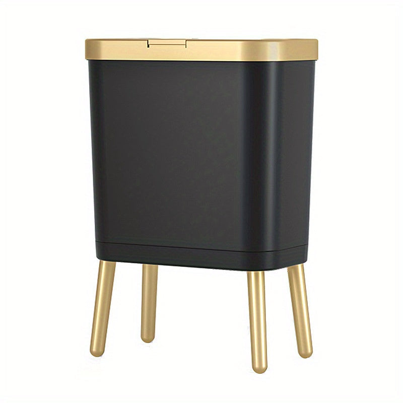 Cubo de Basura 15 L Hermético Antiolores con Patas Elevadas