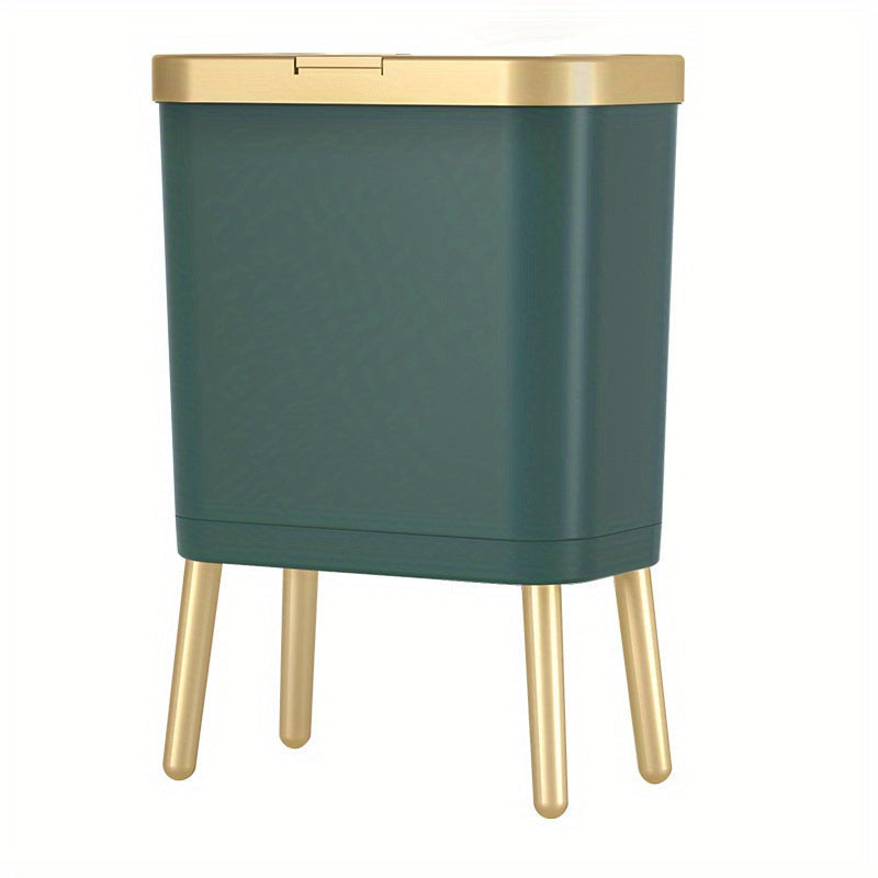 Cubo de Basura 15 L Hermético Antiolores con Patas Elevadas
