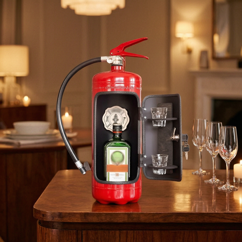Soporte para botellas de vino en un comedor elegante