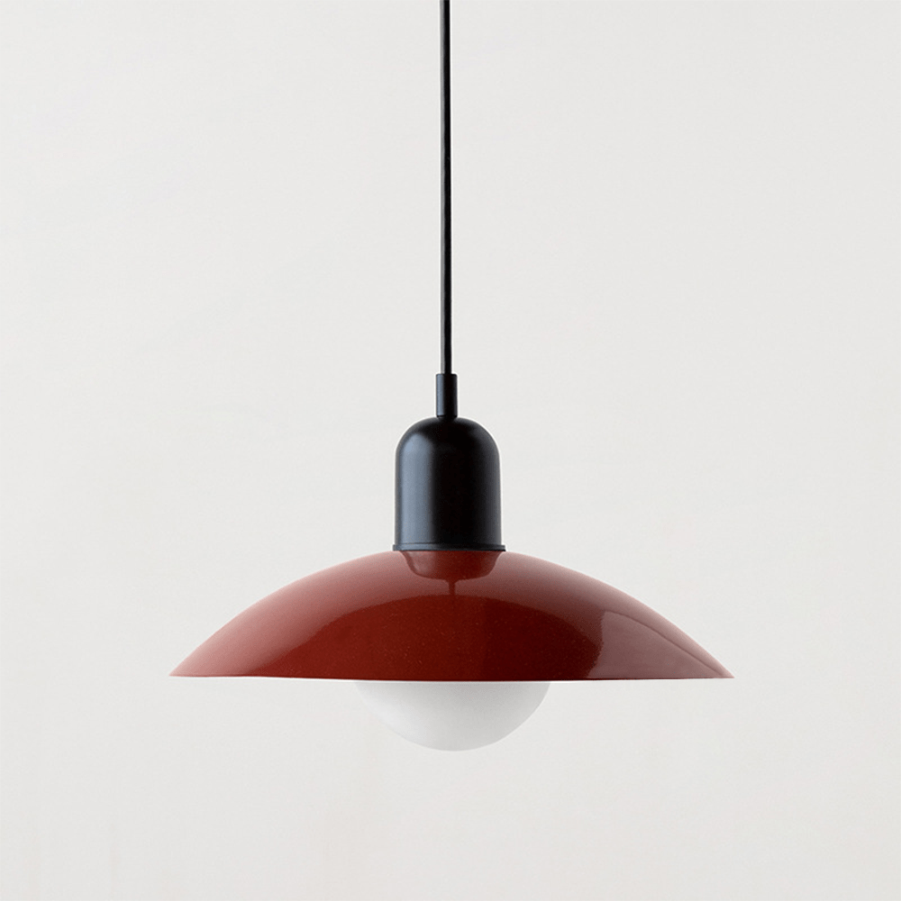 Lámpara Colgante Macaron Bauhaus de Metal en Colores Pop