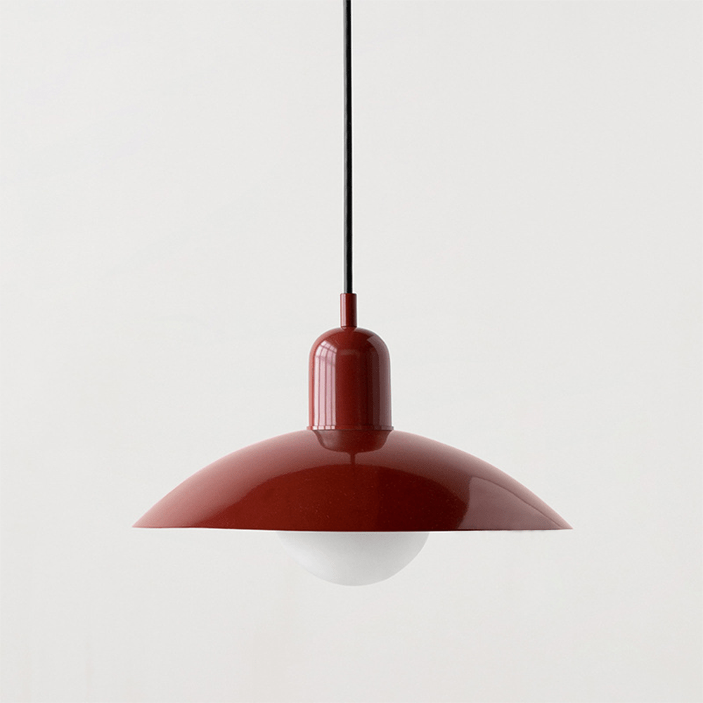 Lámpara Colgante Macaron Bauhaus de Metal en Colores Pop