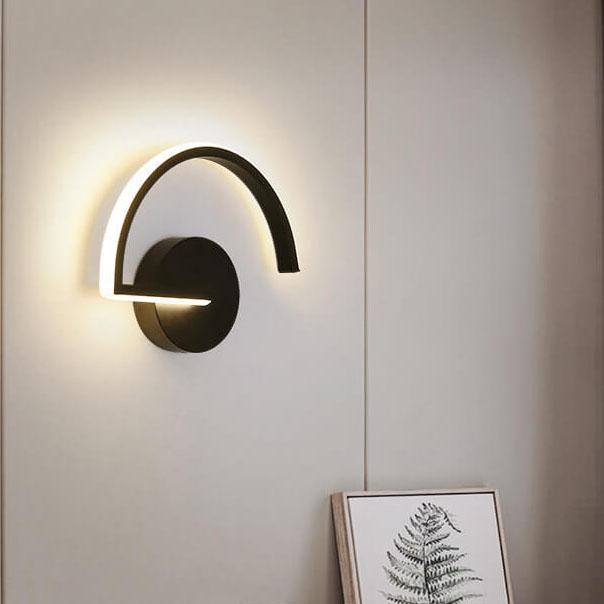 Aplique de Pared LED Curves Line en Arco Minimalista Moderno