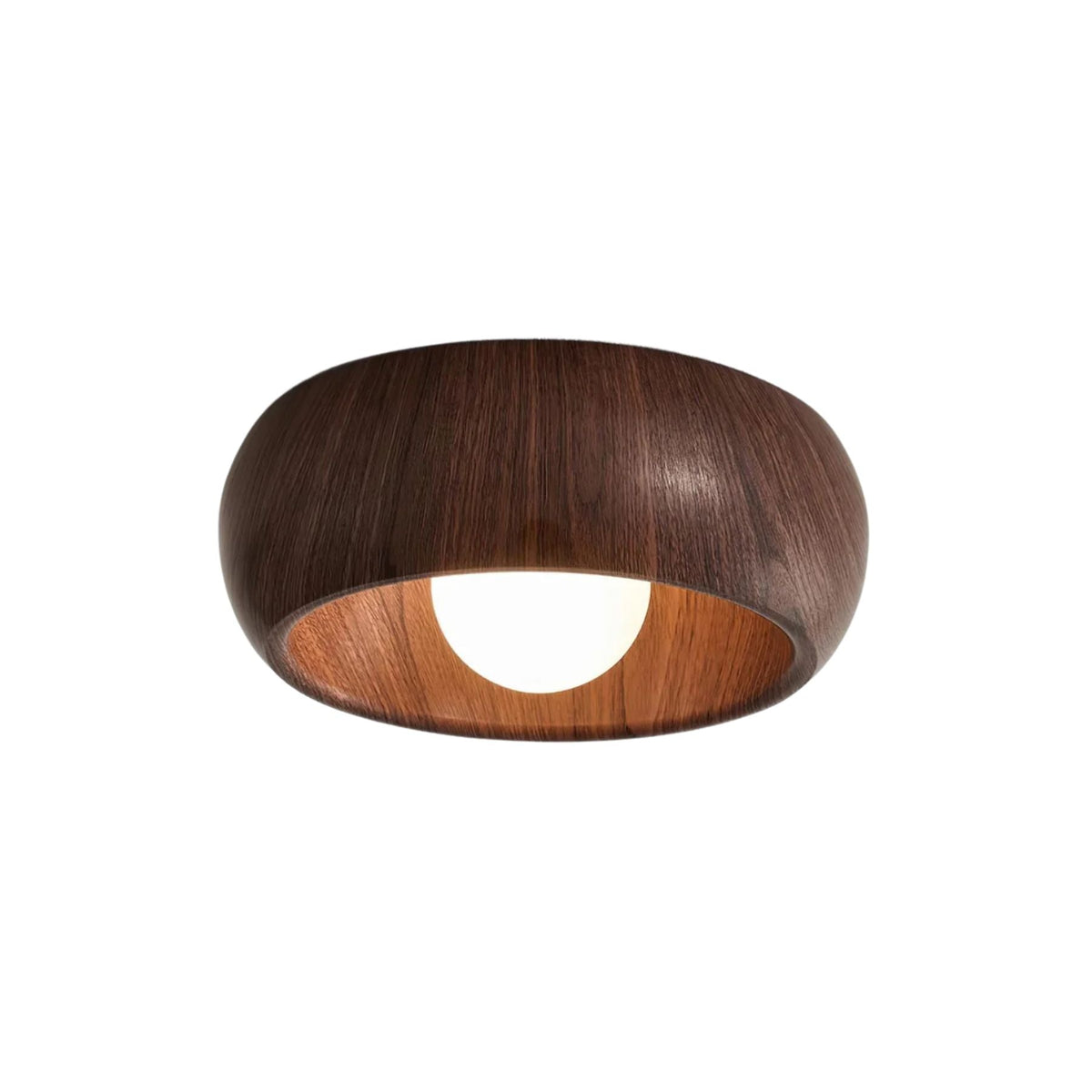 Albanora Lámpara de Techo LED de Madera Minimalista Moderna