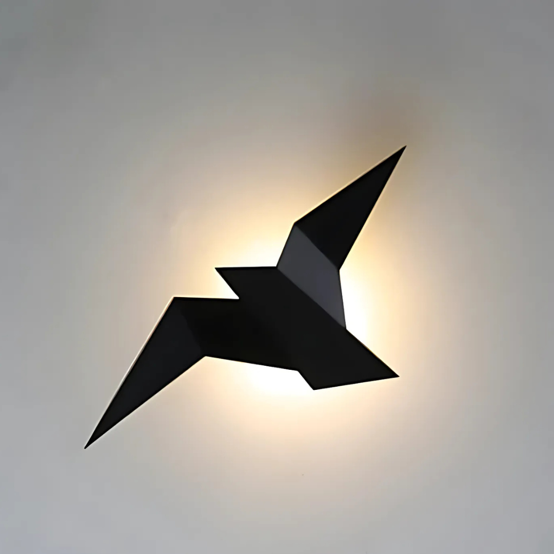 Aplique de Pared LED Origami Escultórico Moderno y Original