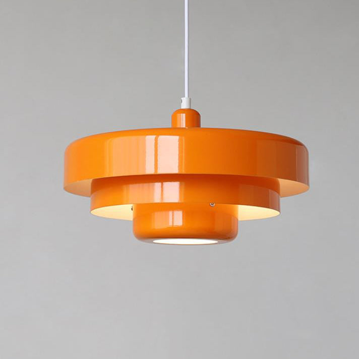 Lámpara Colgante Vintage Nórdica Multicapa de Metal Retro