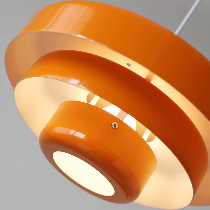 Lámpara Colgante Vintage Nórdica Multicapa de Metal Retro