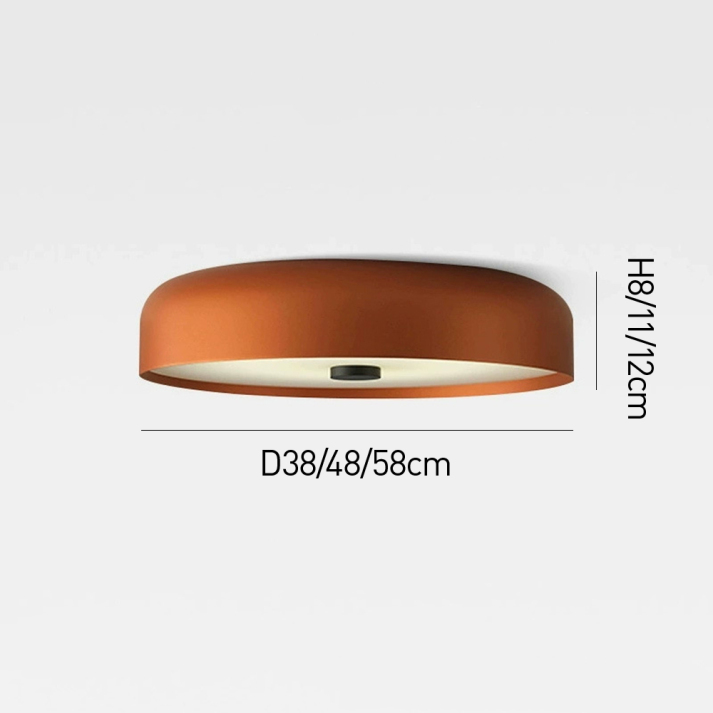 Plafón LED Retro Nórdico Minimalista con Luz de 3 Tonos