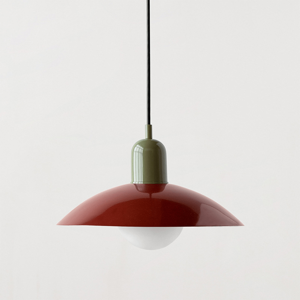 Lámpara Colgante Macaron Bauhaus de Metal en Colores Pop