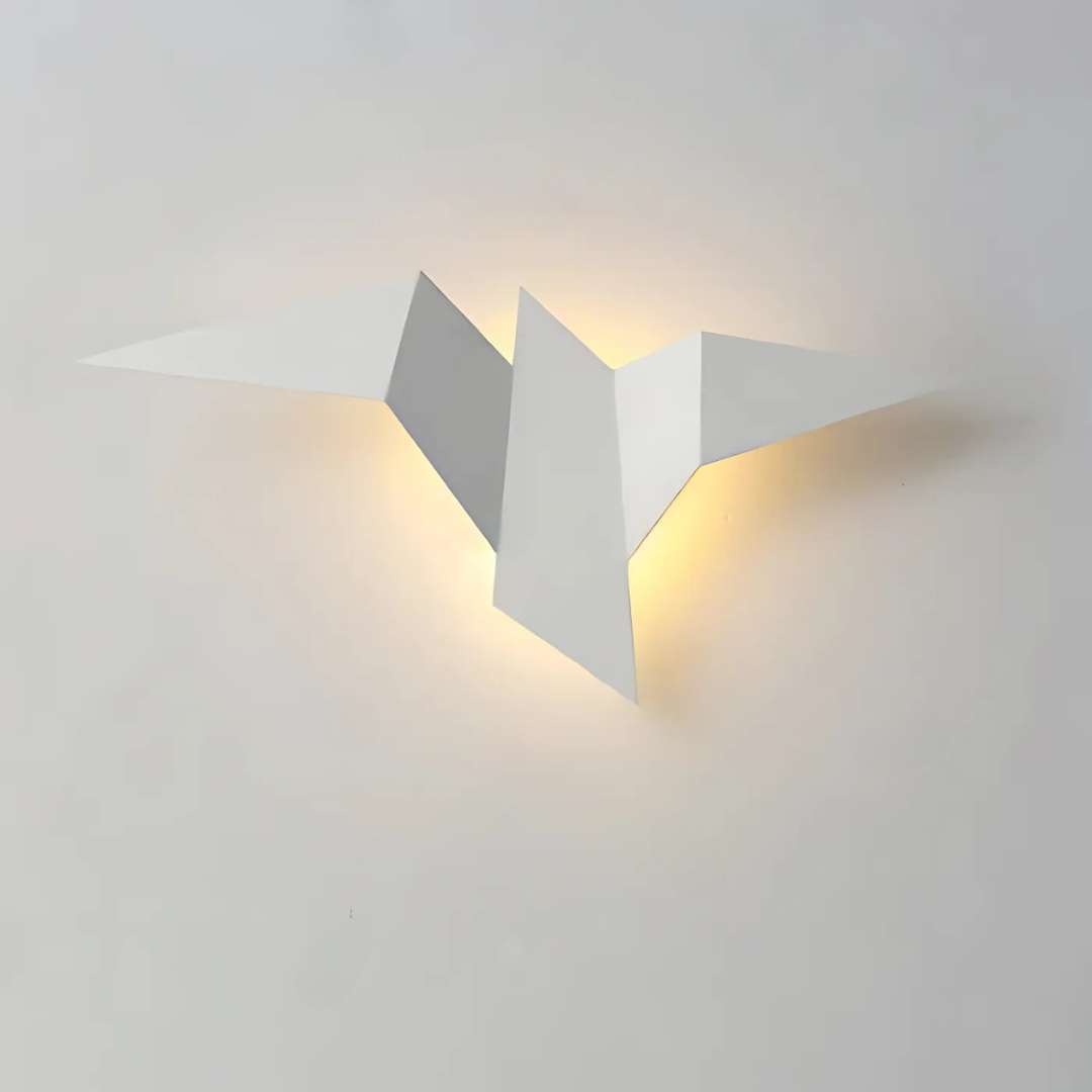 Aplique de Pared LED Origami Escultórico Moderno y Original