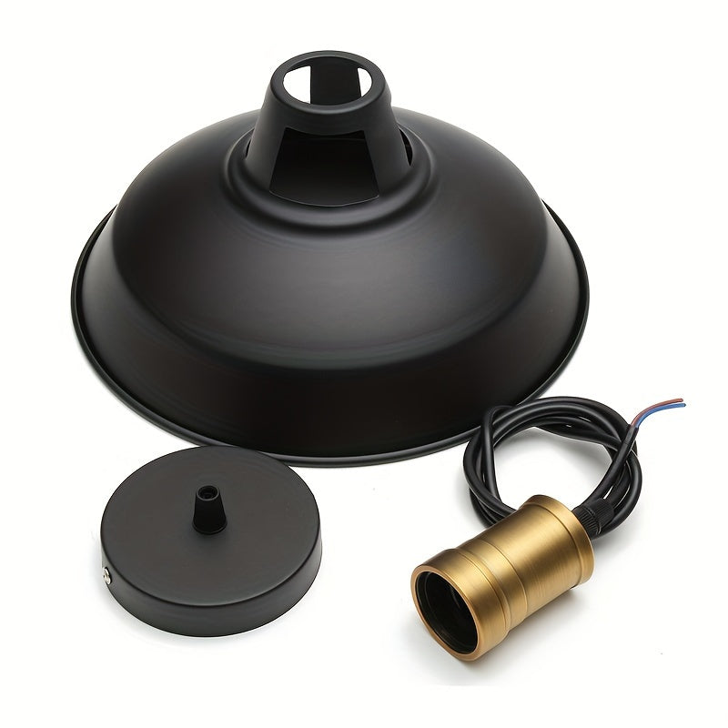 Lámpara Colgante Industrial de Metal Estilo Loft Retro Mate