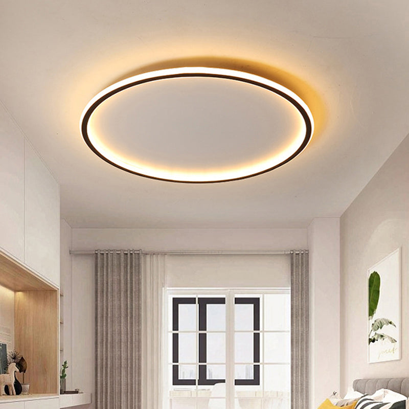 Plafón LED Nordic Disc Minimalista Extraplano de Aluminio