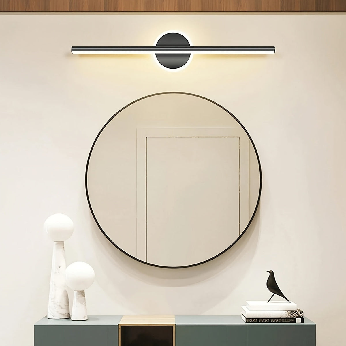 Aplique LED para Espejo de Lujo Minimalista Negro o Dorado