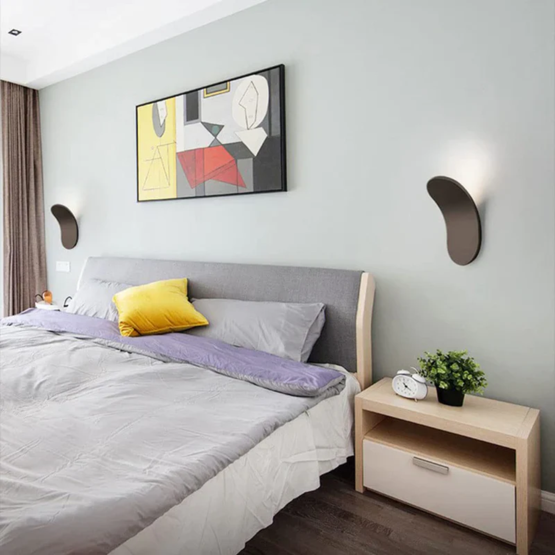 Aplique de Pared LED Nórdico Moderno Minimalista de Metal