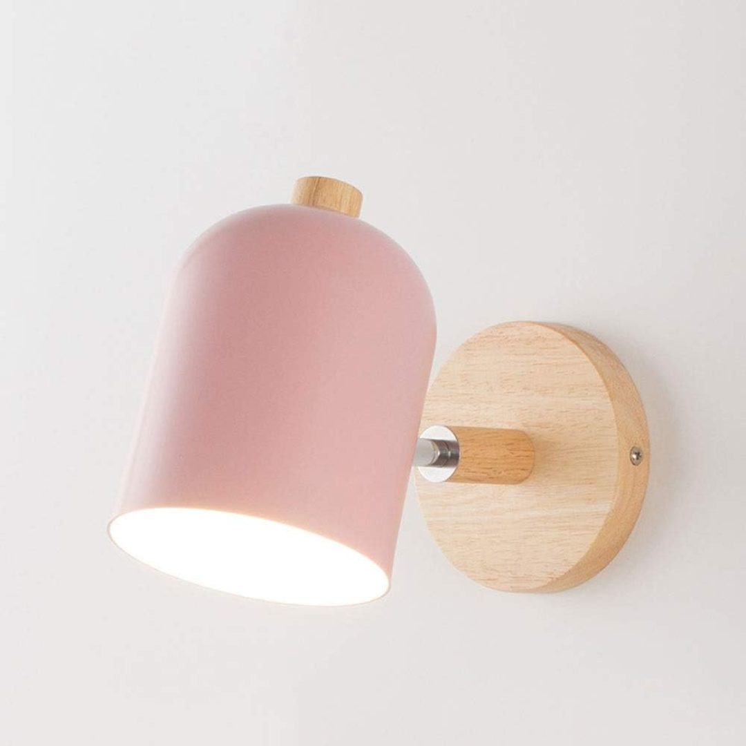Aplique de Pared Drelis Escandinavo de Madera Minimalista