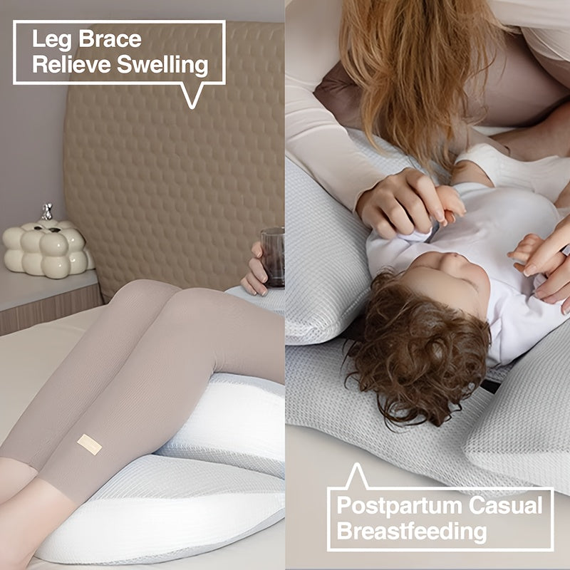 Almohada de Embarazo Ajustable Ergonómica Dormir de Lado