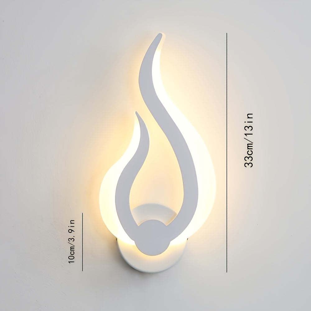Aplique de Pared LED Modern Flame con Forma de Llama 10 W