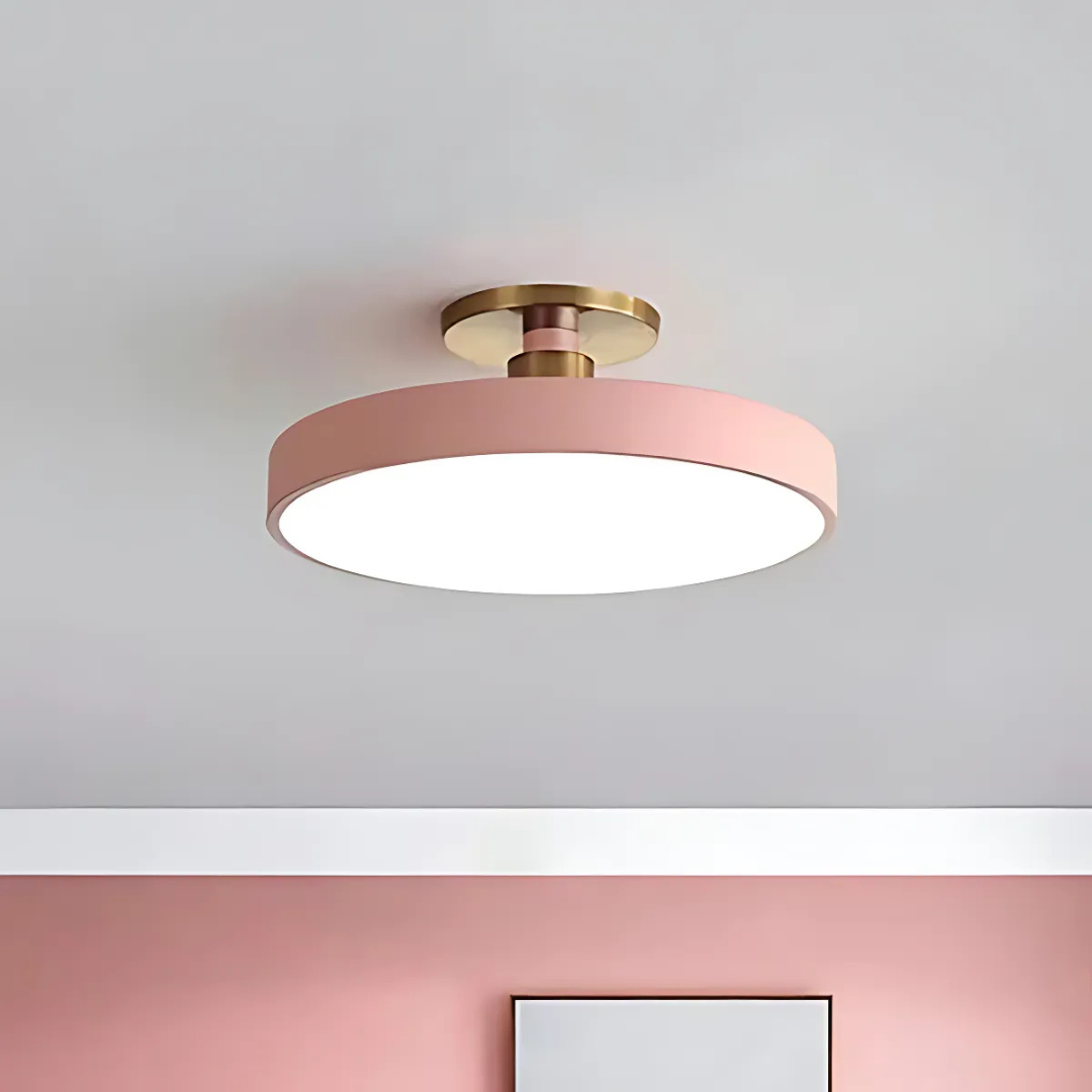 Plafón LED Solon Escandinavo en 6 Colores de 30 o 40 cm