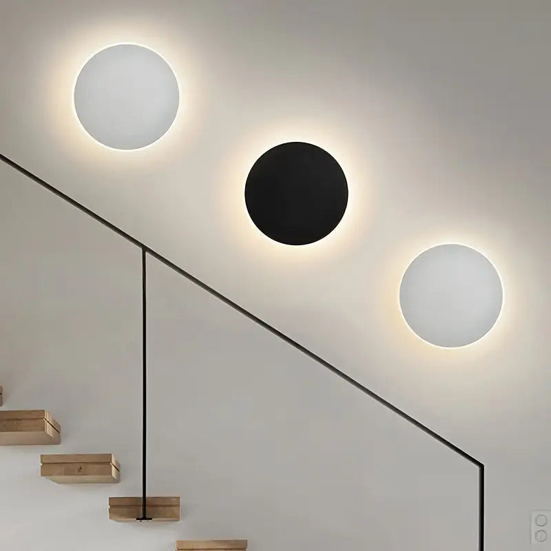 Aplique de Pared LED Redondo Minimalista Nórdico de 20 cm