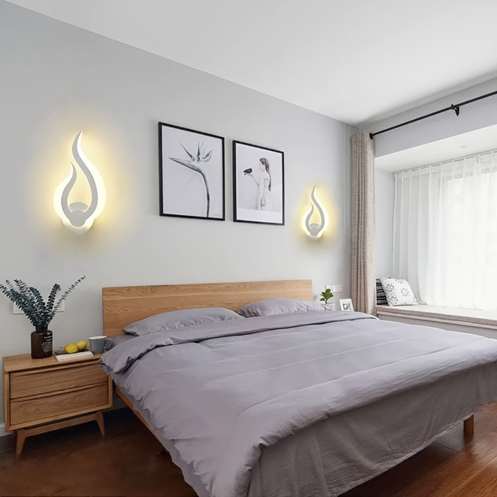 Aplique de Pared LED Modern Flame con Forma de Llama 10 W