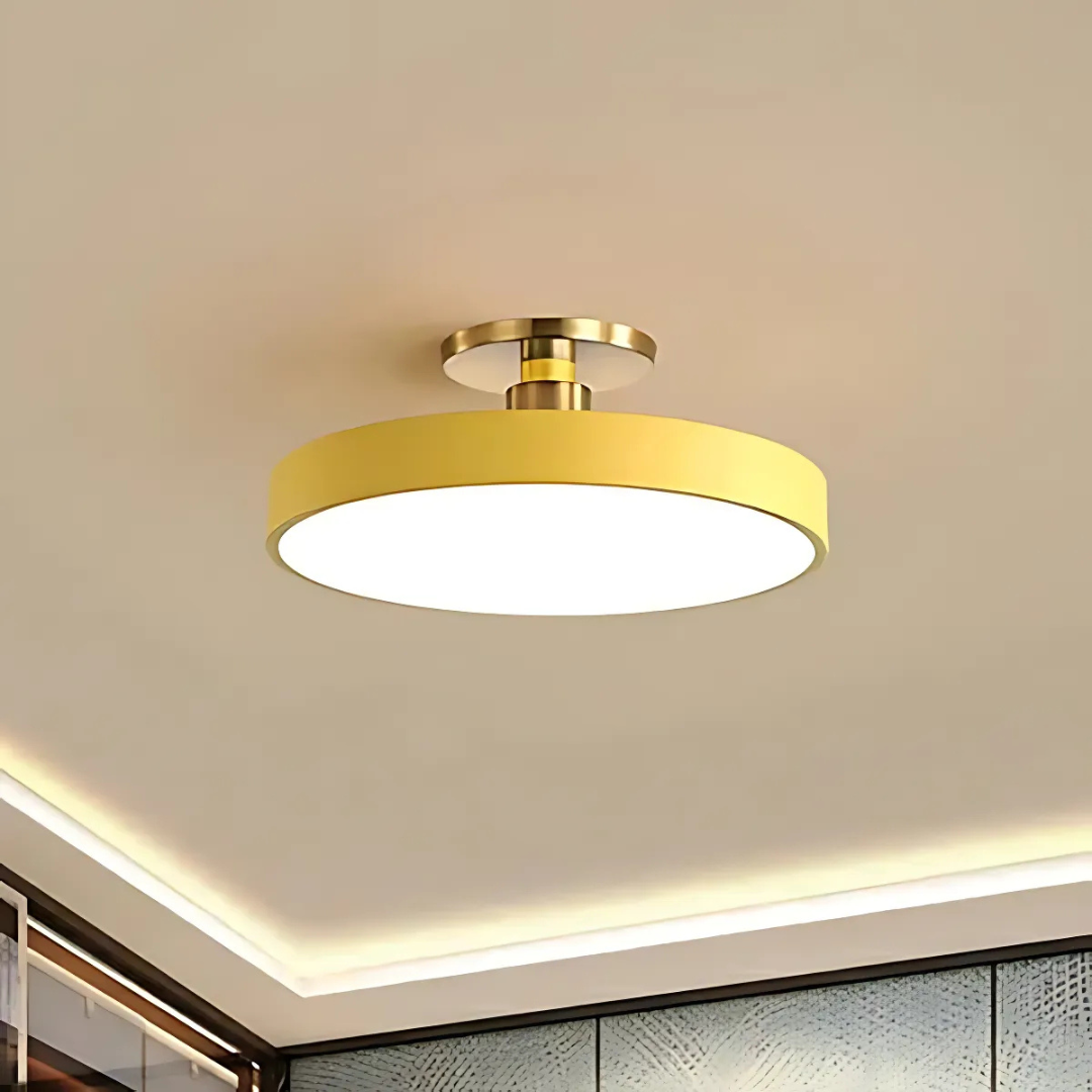 Plafón LED Solon Escandinavo en 6 Colores de 30 o 40 cm