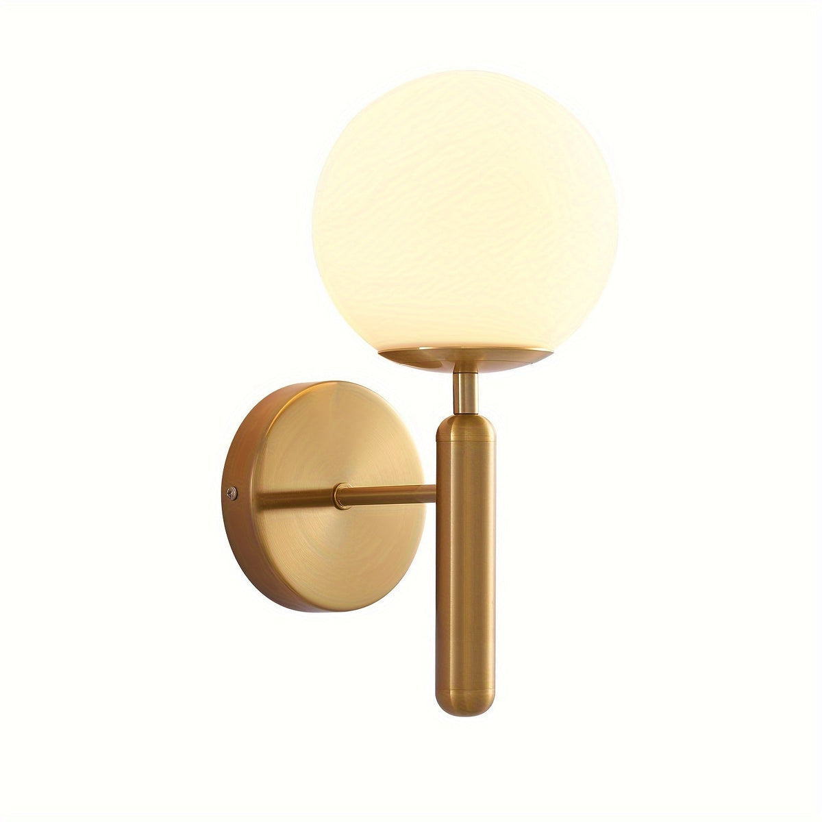 Aplique de Pared de Vidrio y Metal Moderno para Dormitorio