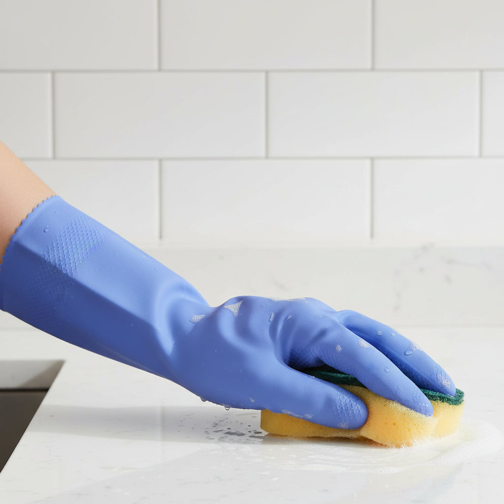 Guantes de Limpieza de Goma Antideslizantes Cocina y Jardín