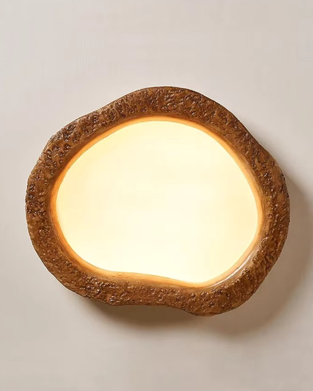 Plafón LED Le Halo Bois de Efecto Madera Rústica Moderna