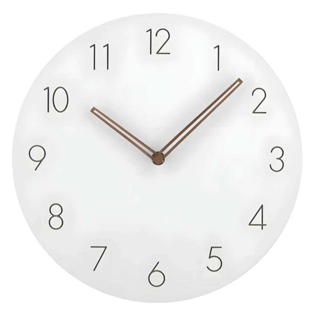 Reloj de Pared Nork Minimalista de Madera en Colores Suaves