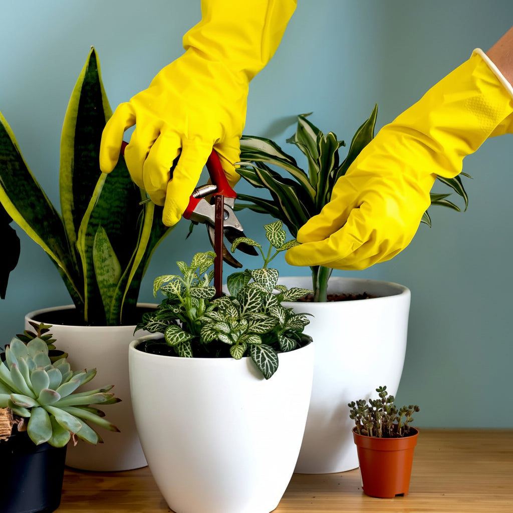 Guantes de Limpieza de Goma Antideslizantes Cocina y Jardín