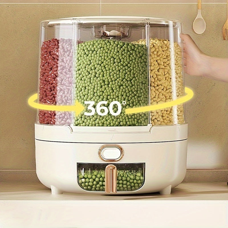 Dispensador de Cereales Giratorio Hermético Gran Capacidad