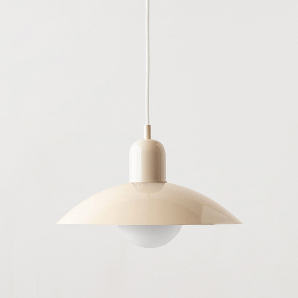 Lámpara Colgante Macaron Bauhaus de Metal en Colores Pop