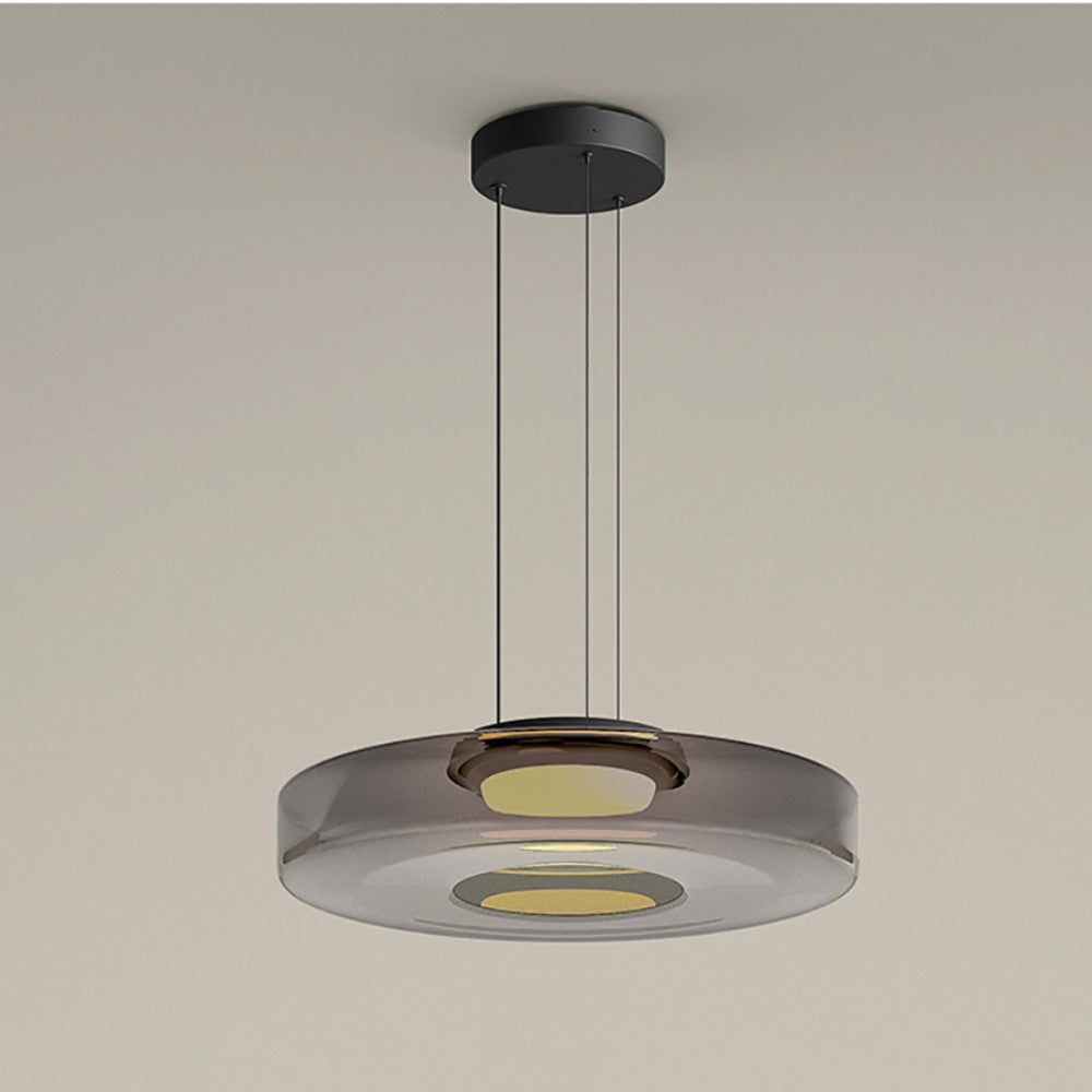 Lámpara Colgante de Vidrio Bauhaus de 1 a 3 Capas en Colores