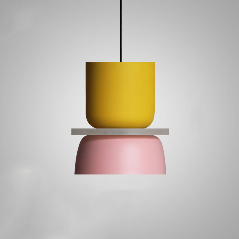 Lámpara Colgante Macaron Nórdica de Colores Escandinava