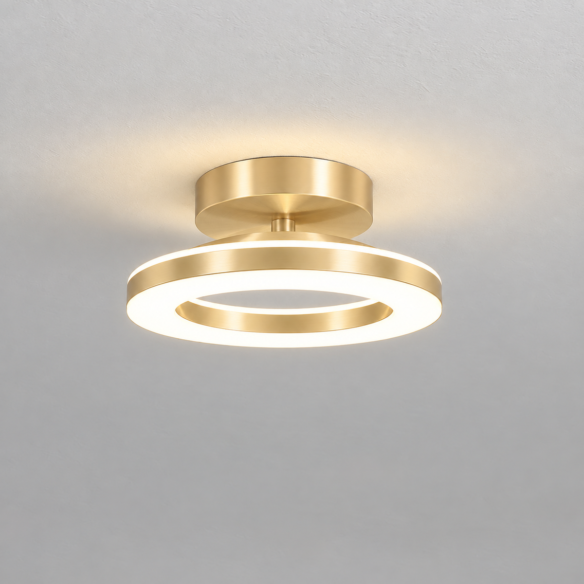Plafón LED Redondo de Acrílico para Pasillo y Entrada