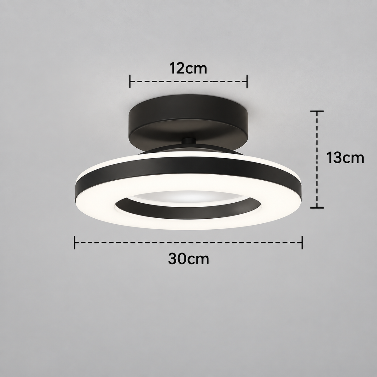 Plafón LED Redondo de Acrílico para Pasillo y Entrada