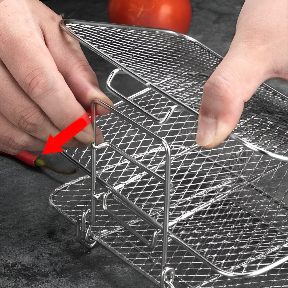 Rejilla Apilable para Freidora de Aire, Cocina en Capas